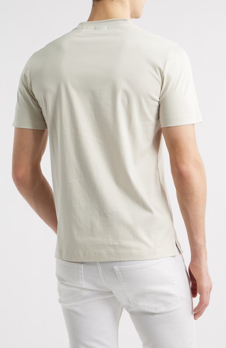 BOSS Tessler Tipped Cotton Crewneck T-Shirt, Alternate, color, 