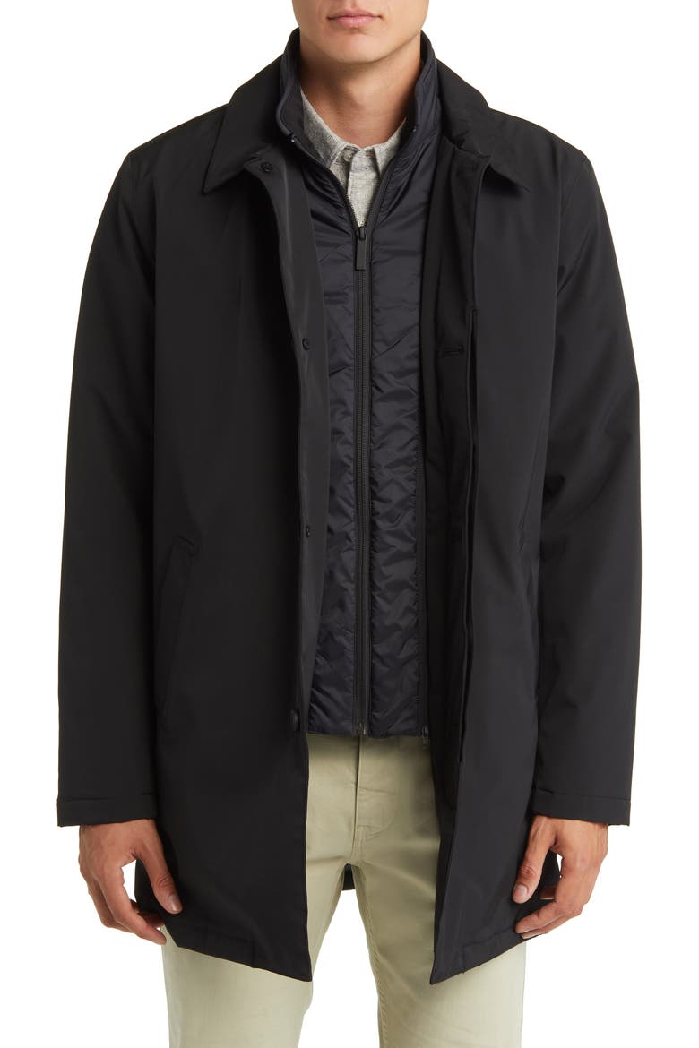 Blake 8240 Waterproof Trench Coat, Main, color, BLACK