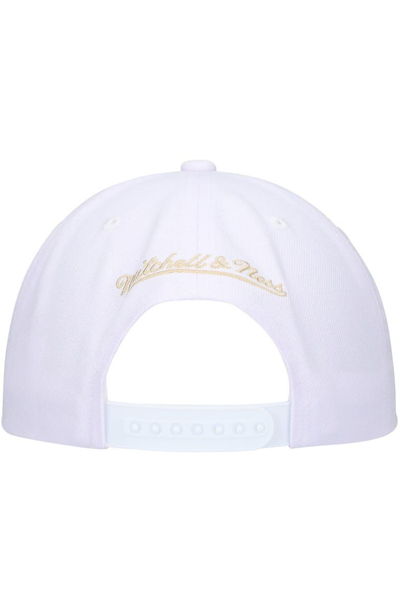 Mitchell & Ness Men's Mitchell & Ness  White Philadelphia 76ers Hardwood Classics SOUL Snapback Hat, Alternate, color, 