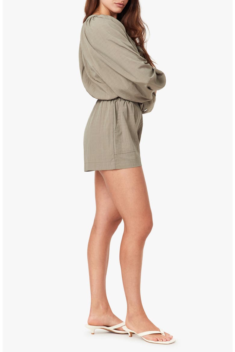 Long Sleeve Utility Romper, Alternate, color, VETIVER