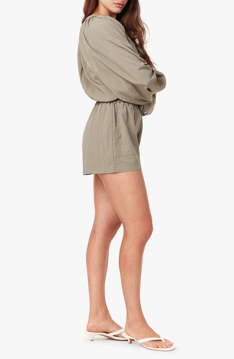 Habitual Long Sleeve Utility Romper, Alternate, color, Vetiver