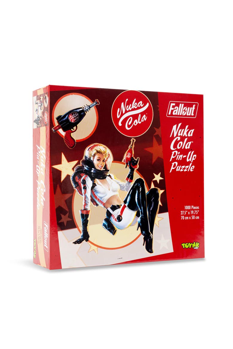 Fallout Nuka-Cola Nuka-Girl 1000-Piece Jigsaw Puzzle | Toynk Exclusive, Alternate, color, Red