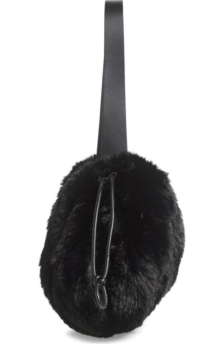 COS Faux Fur Clutch, Alternate, color,