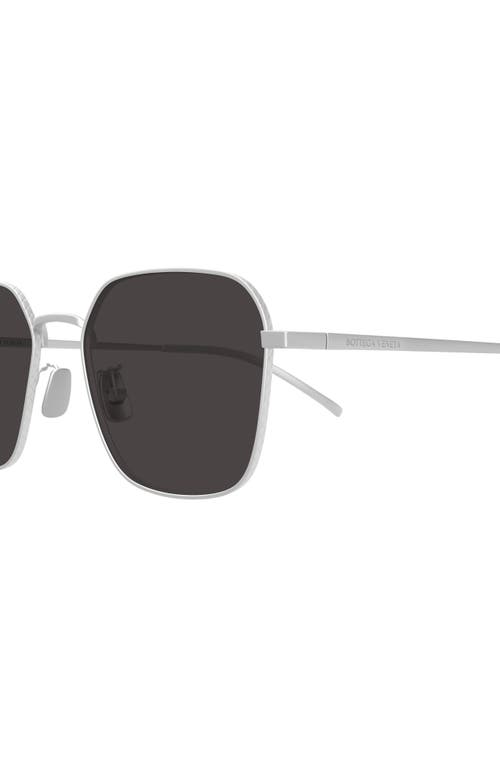 Bottega Veneta 55mm Square Sunglasses In Gray
