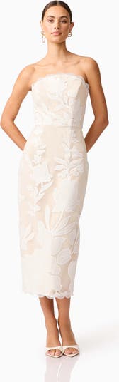 Flor Strapless Cocktail Dress