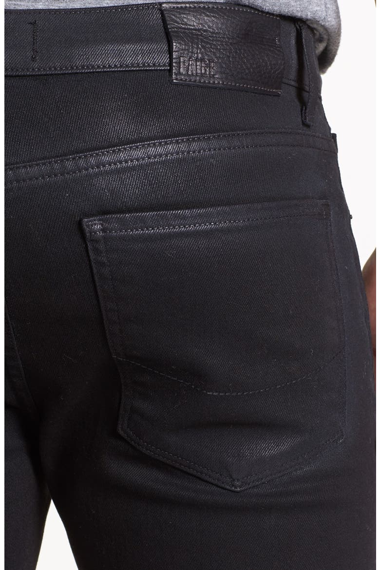 'Federal' Coated Slim Fit Jeans, Alternate, color, OIL SLICK