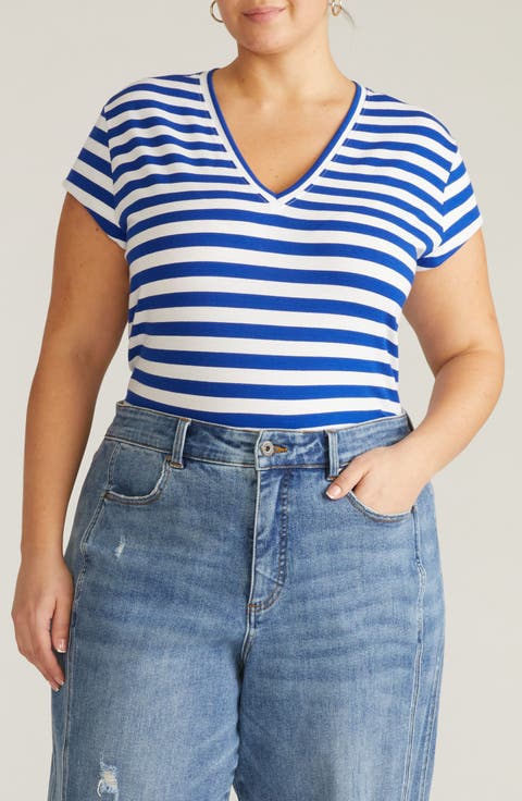 Ashley V-Neck T-Shirt (Plus)