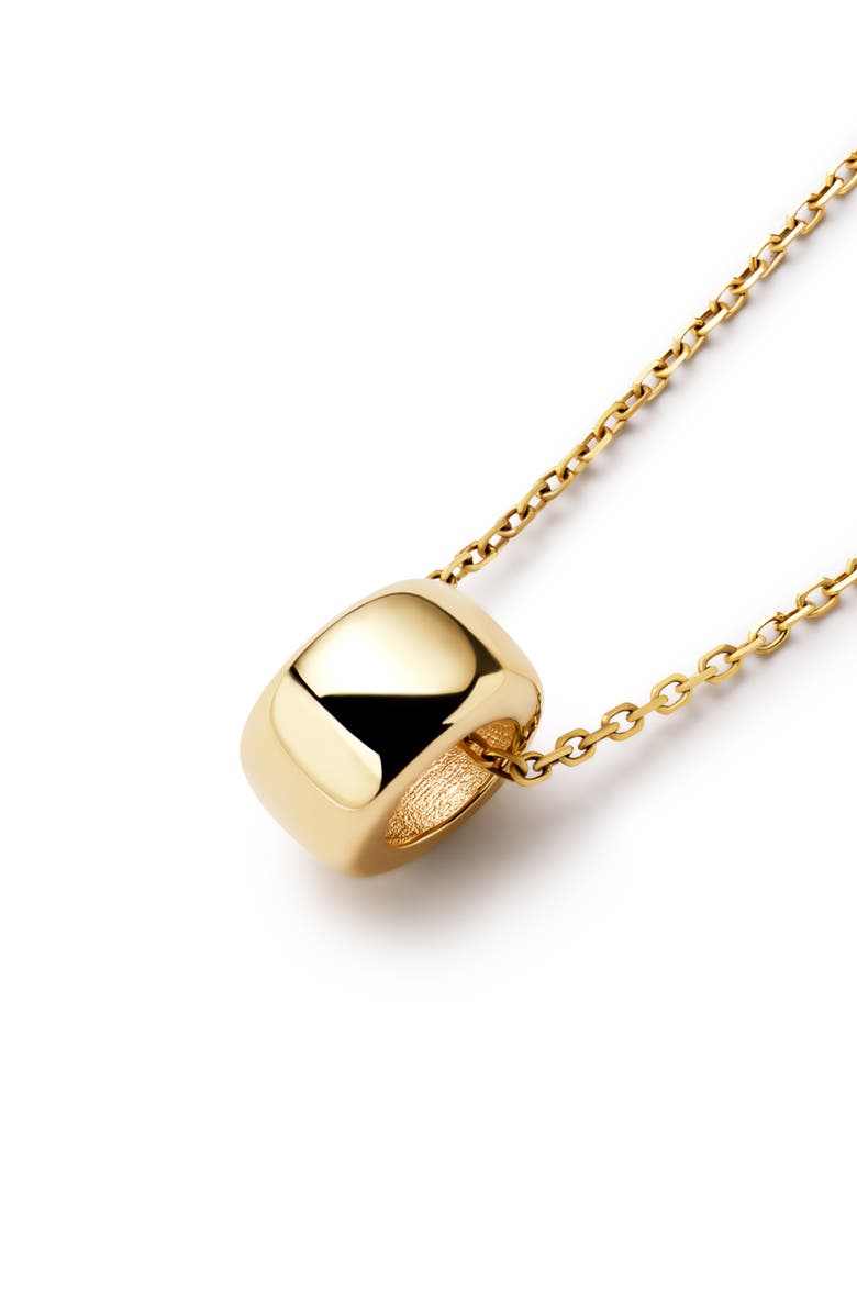 Ana Luisa Solid Yellow Gold - Luna Charm Necklace, Alternate, color, Gold