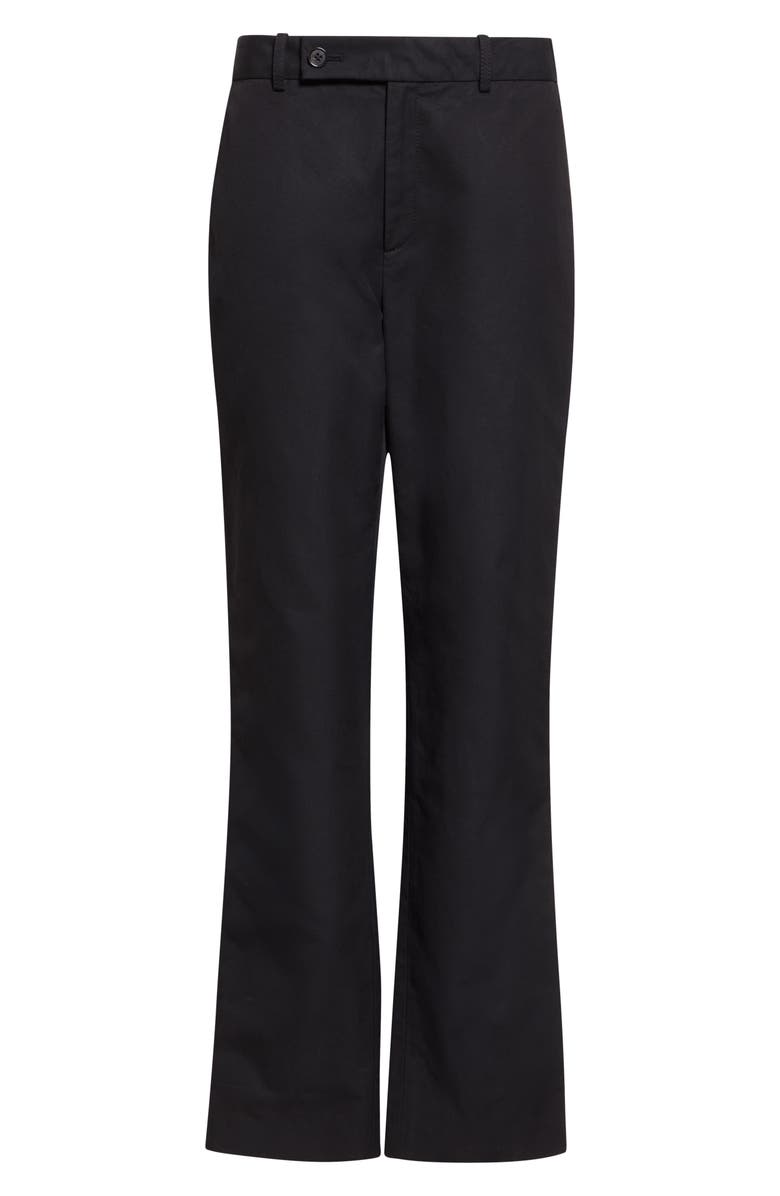 PARTOW Fulton Cotton Straight Leg Pants, Alternate, color, Black