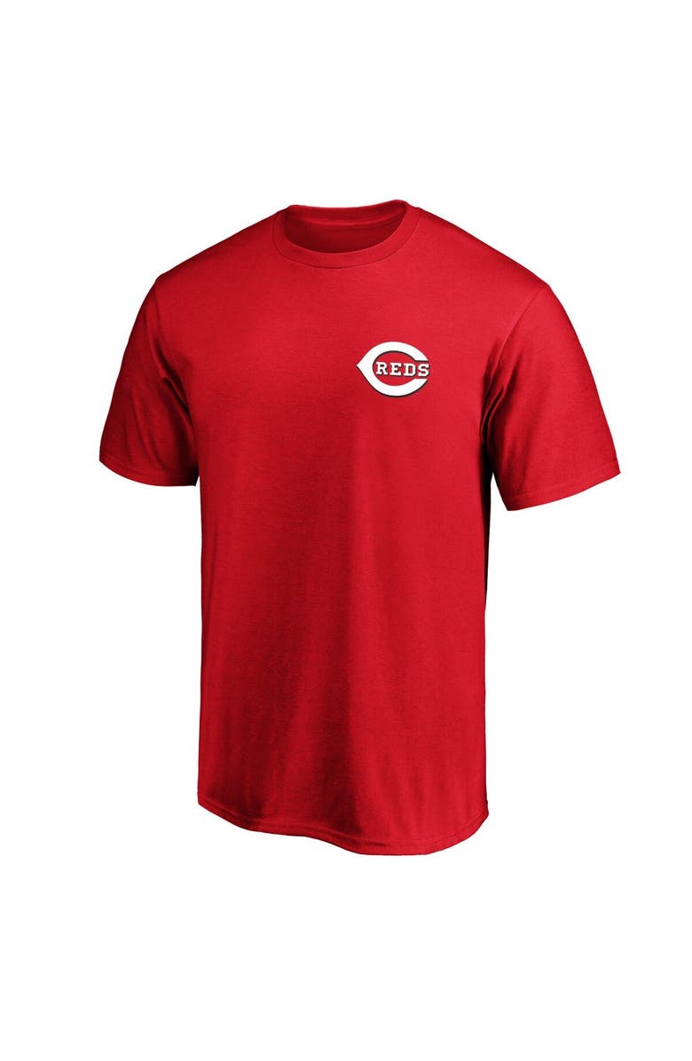 FANATICS Men's Fanatics Branded Red Cincinnati Reds Number One Dad Team T-Shirt, Alternate, color, 