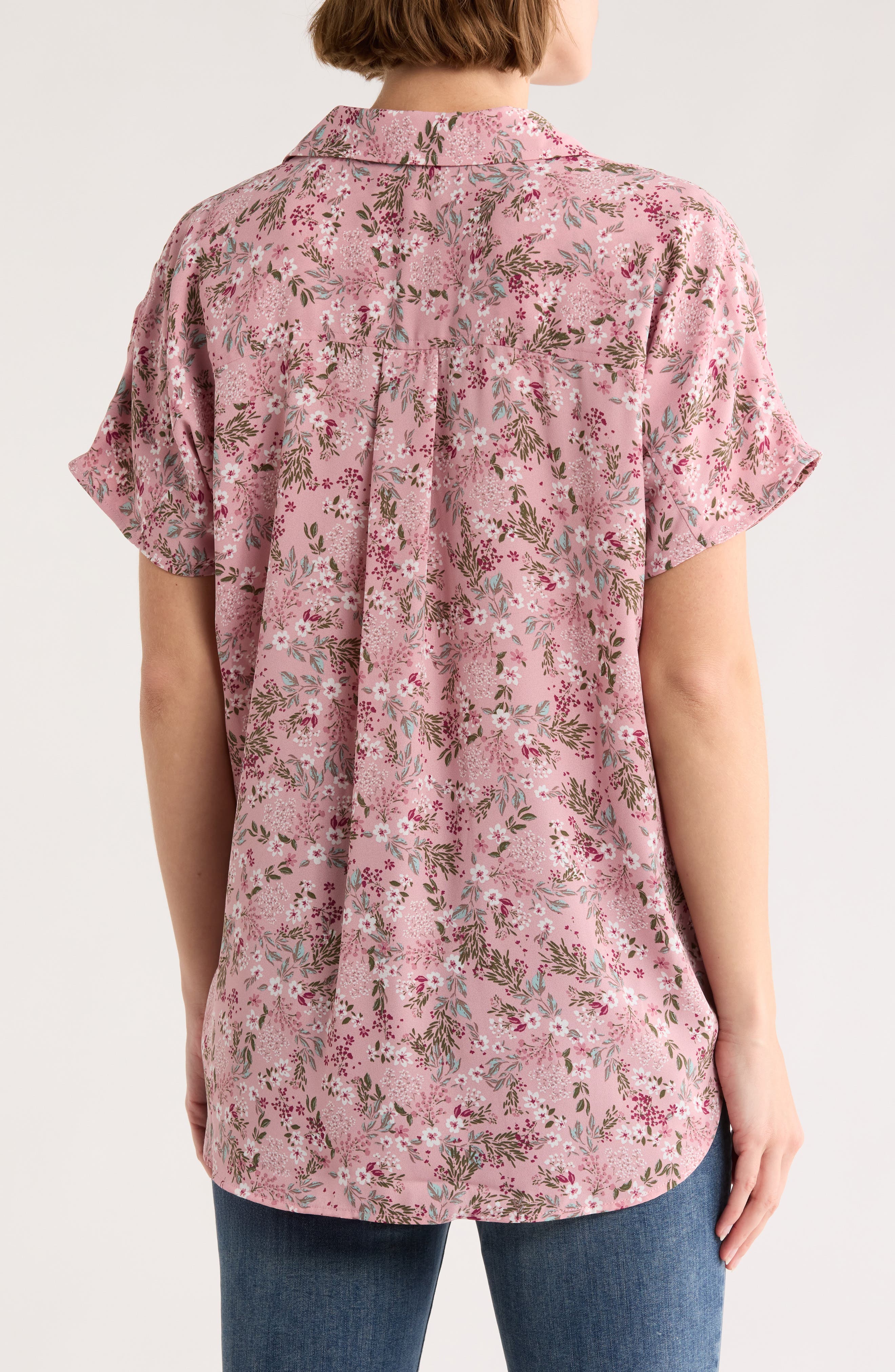 Becky Split Neck Woven Top - image 4