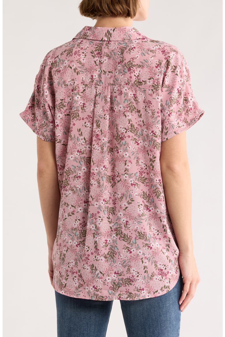 Becky Split Neck Woven Top, Alternate, color, BERRY FIELDS