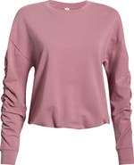 Zella Cinch Side Long Sleeve Top