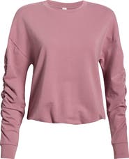 Zella Cinch Side Long Sleeve Top