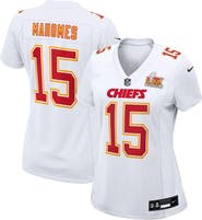 Nike Women's Nike Patrick Mahomes Tundra White Kansas City Chiefs Super Bowl LIX Fashion Game Jersey