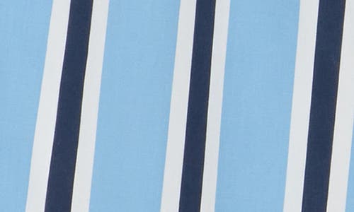 Love By Design April High Waist Wide Leg Pants In Chambray Stripe