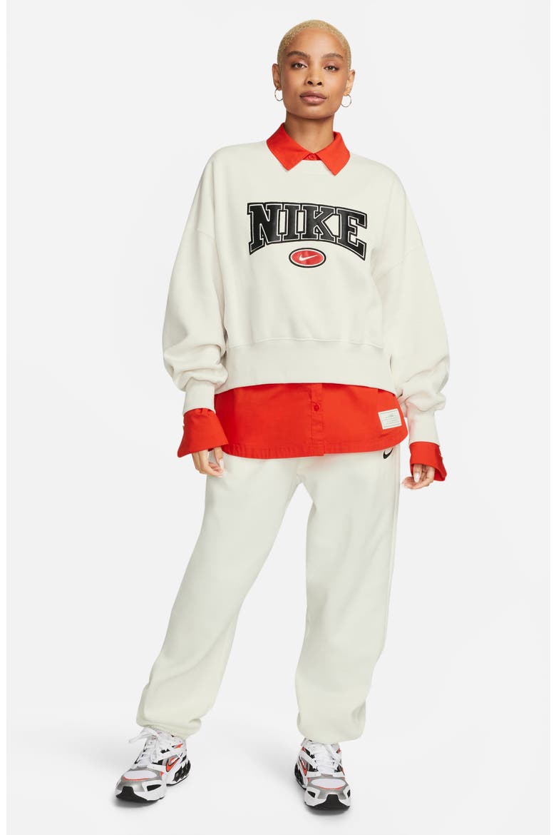 Phoenix Fleece City Oversized Cotton Blend Sweatshirt, Alternate, color, PHANTOM