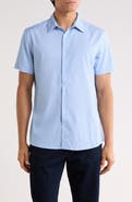 DKNY SPORTSWEAR Olin Short Sleeve Button-Up Shirt