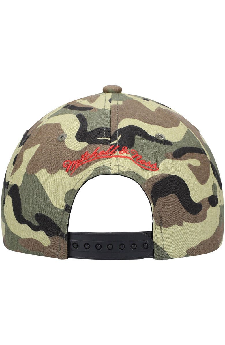 Mitchell & Ness Men's Mitchell & Ness Camo Toronto Raptors Woodland Desert Snapback Hat, Alternate, color, 