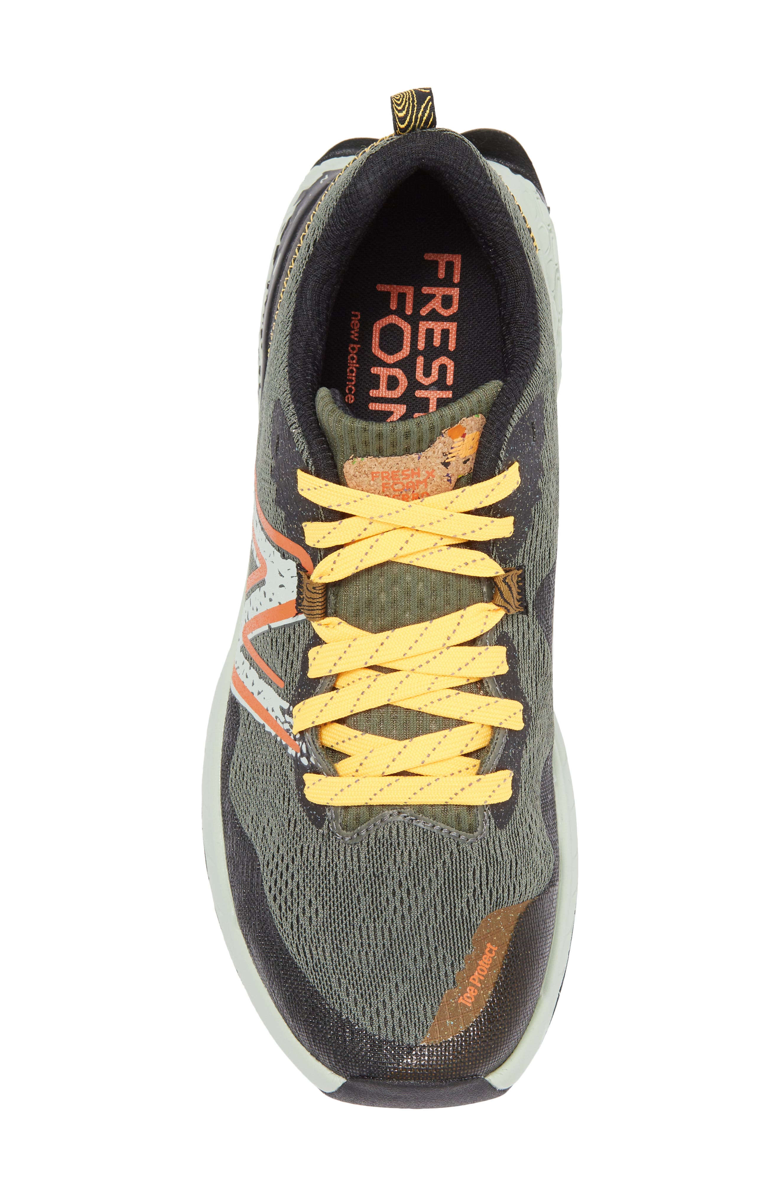 New Balance Fresh Foam X Hierro V7 Trail Running Shoe, Alternate, color, Deep Olive Green/ Black