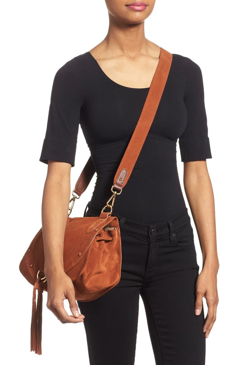 See by Chloé 'Medium Collins' Leather & Suede Messenger Bag, Alternate, color,