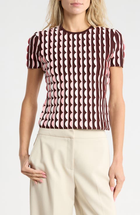 Kendra Scallop Knit Top