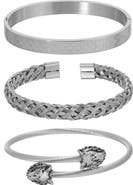 EYE CANDY LOS ANGELES Men's 3-Pack Assorted Chain Bracelets