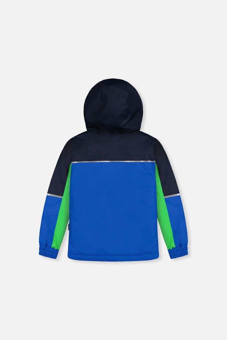 Chill Lightweight Jacket & Foot Strap Pants Two Piece Snowsuit, Alternate, color, Royal Blue and Green