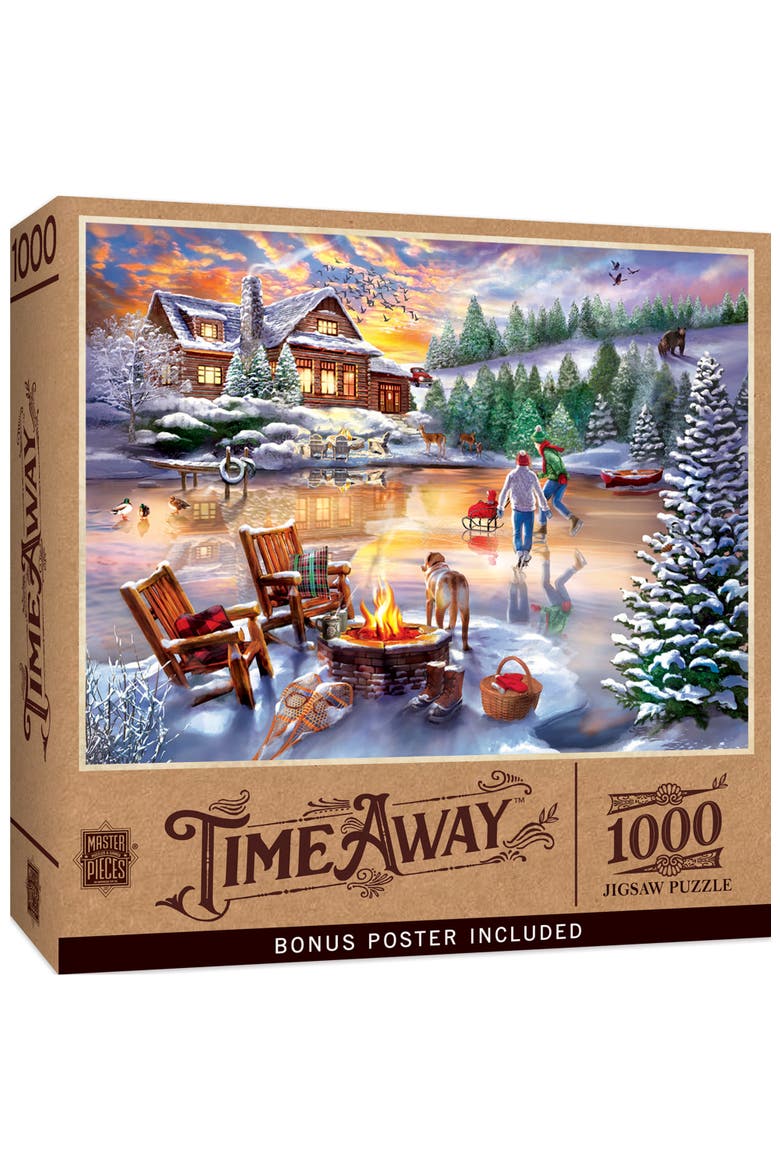 An Evening Skate 1000 Piece Puzzle, Main, color, Multicolor