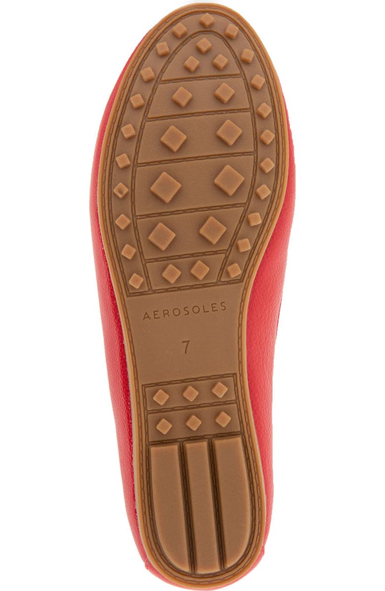 Aerosoles Denver Buckle Loafer, Alternate, color, Racing Red Pu Leather