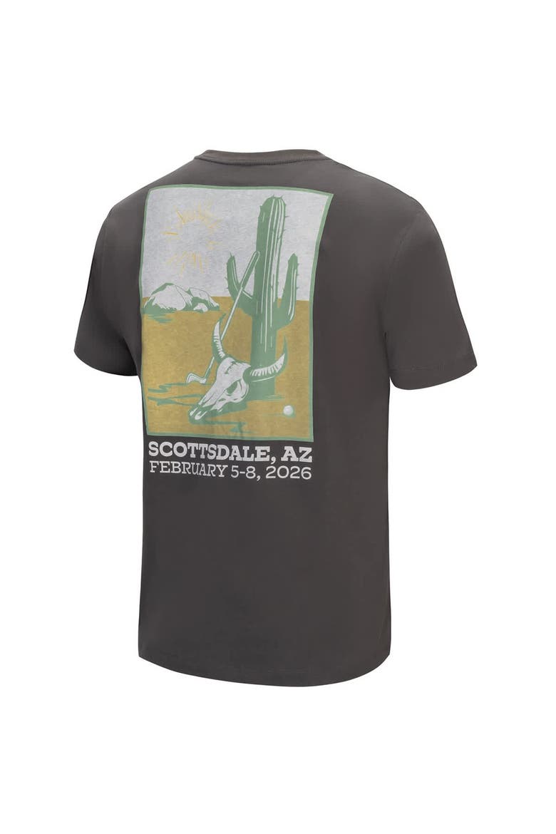 Men's FootJoy Gray WM Phoenix Open Cactus T-Shirt, Alternate, color, Gray