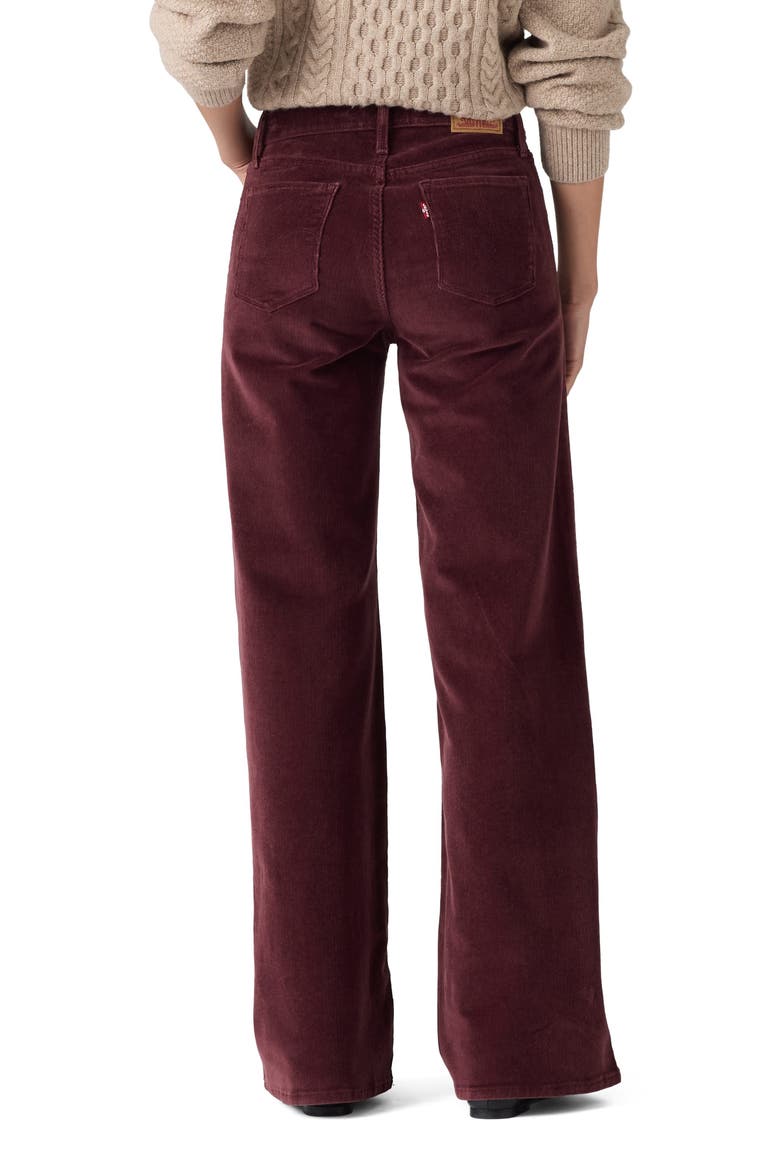 318 Shaping Wide Leg Corduroy Pants, Alternate, color, SASSAFRAS