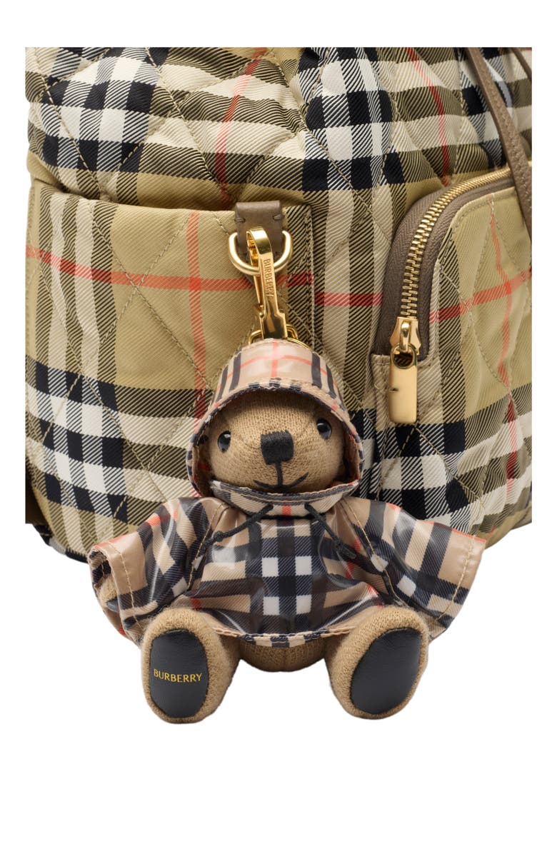 Burberry Thomas Bear Charm, Alternate, color, Sand Beige