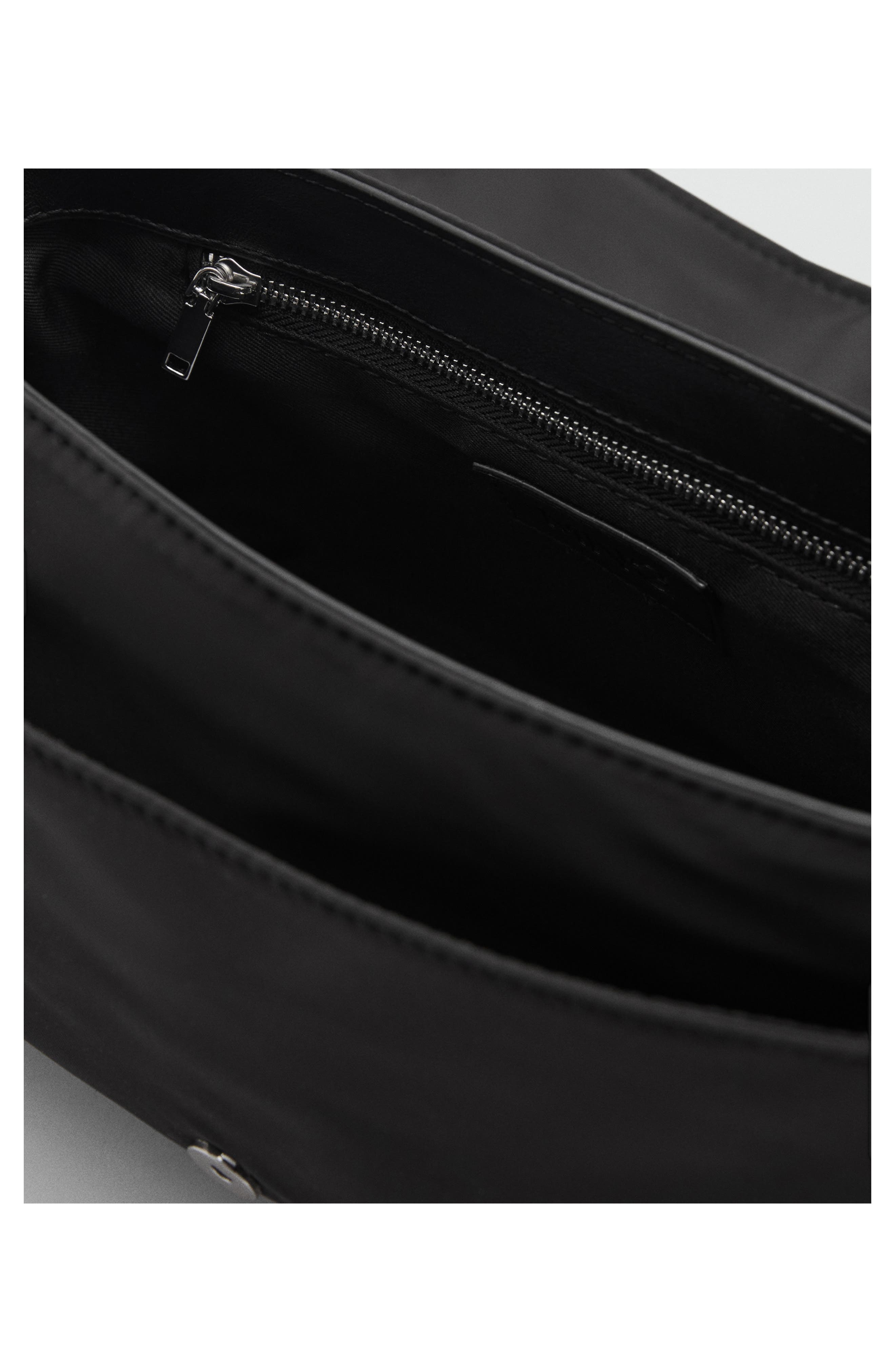 MANGO Buckle Shoulder Bag, Alternate, color, 
