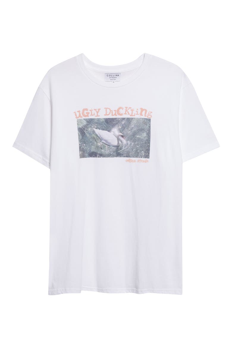 Organic Cotton Graphic T-Shirt, Alternate, color, UGLY DUCKLING
