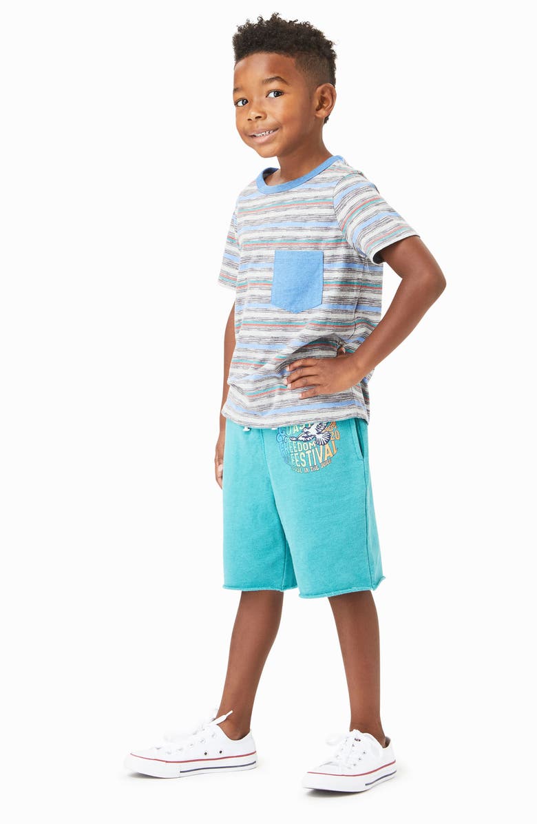 Peek Aren't You Curious Liam Stripe Pocket T-Shirt, Alternate, color,