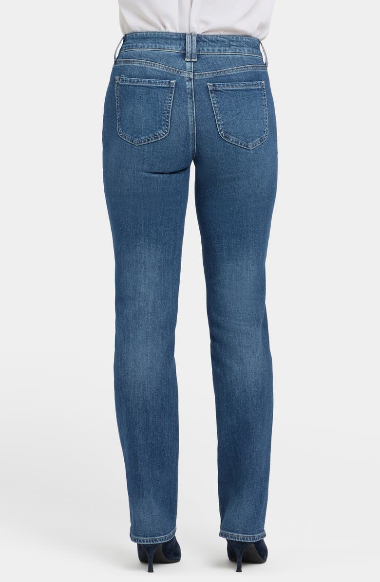 NYDJ Marilyn High Waist Patch Pocket Straight Leg Jeans, Alternate, color, Lake Notre Dame