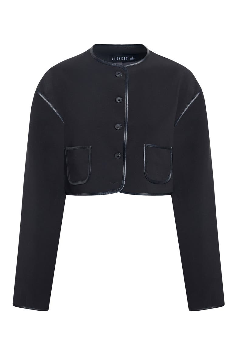Twilight Crop Jacket, Alternate, color, INK