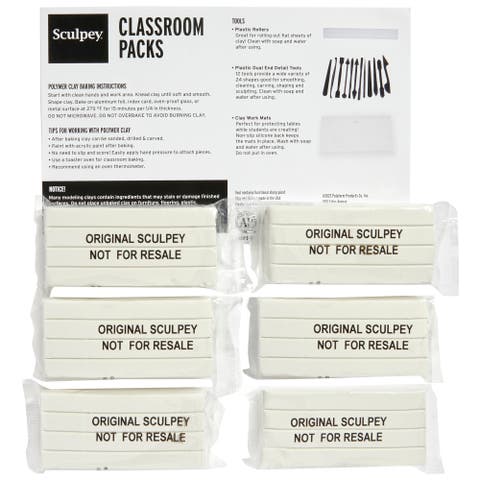 Original Sculpey White Oven-Bake Clay Bars