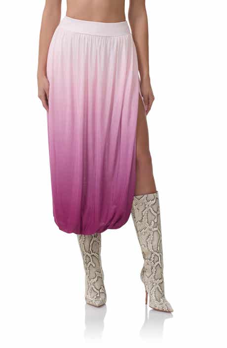 AFRM Kyomi Ombré Bubble Skirt