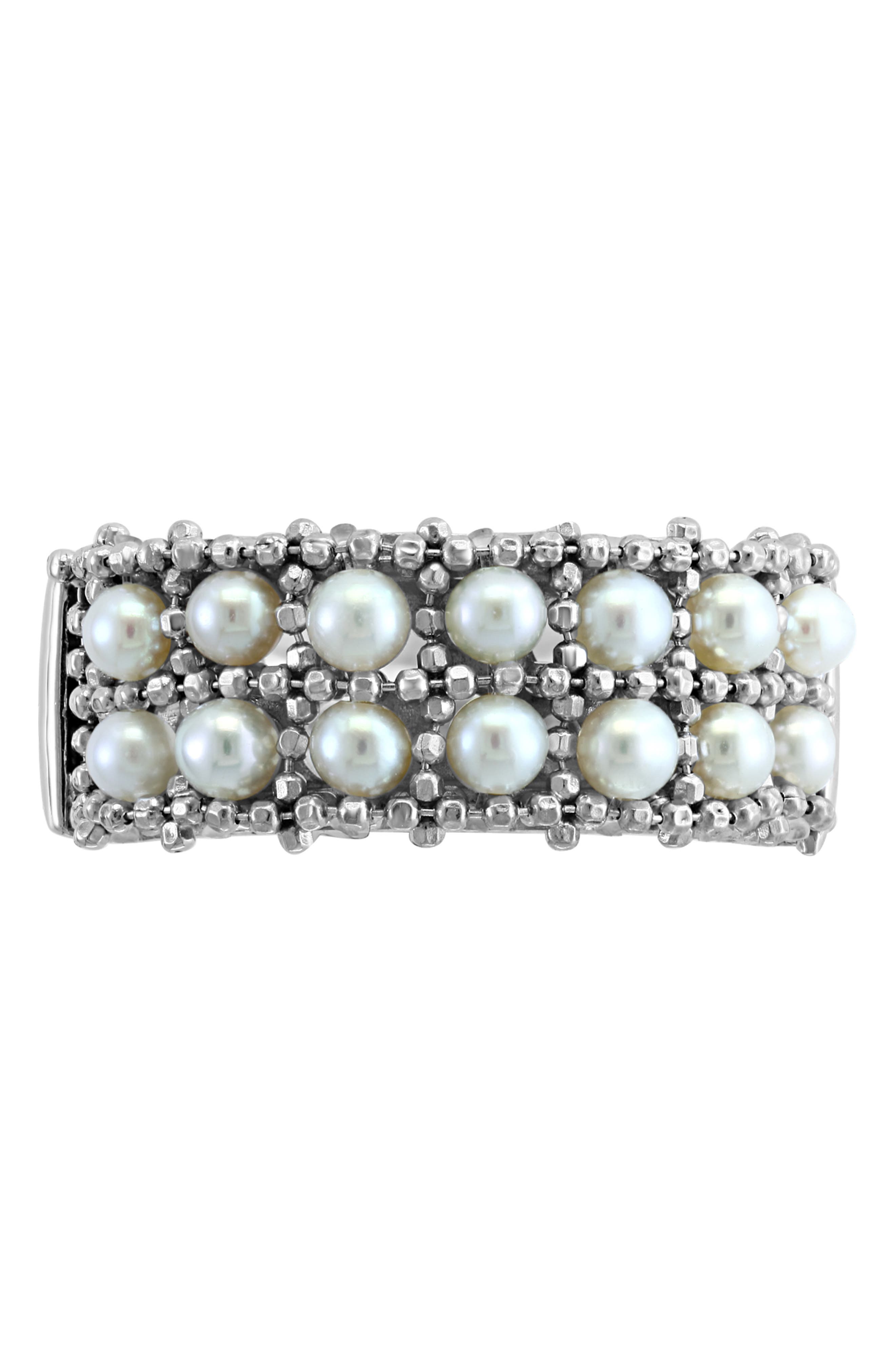EFFY Sterling Silver 2–3.5mm Freshwater Pearl Ring (Women) | Nordstromrack