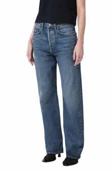 AGOLDE Kelly Ultrahigh Waist Straight Leg Jeans