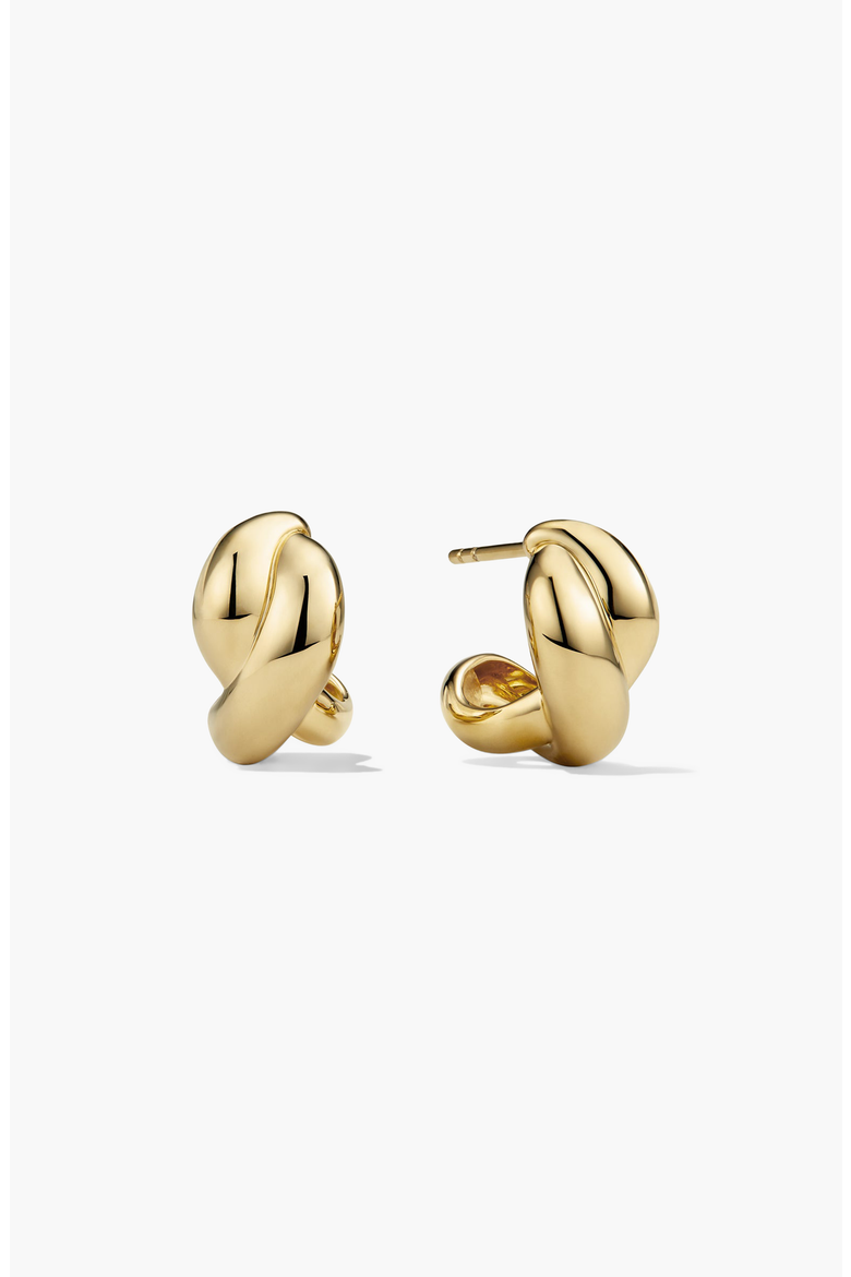 Brioche Hoop Earrings, Main, color, 18K Gold Vermeil