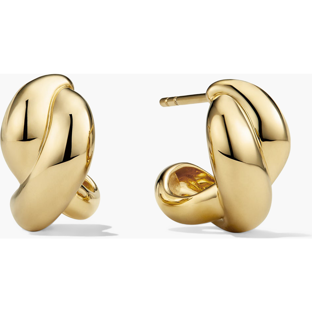 Brioche Hoop Earrings in 18K Gold Vermeil by MEJURI at Nordstrom