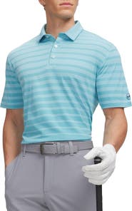 Under Armour UA ArmourDry Stripe Performance Golf Polo