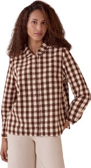Celtic & Co. Gingham Button Through Shirt