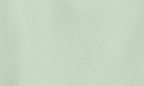 Renee C Drop Shoulder Satin Top In Green
