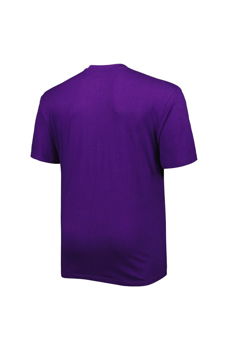 PROFILE Men's Purple Los Angeles Lakers Big & Tall Heart & Soul T-Shirt, Alternate, color, Purple