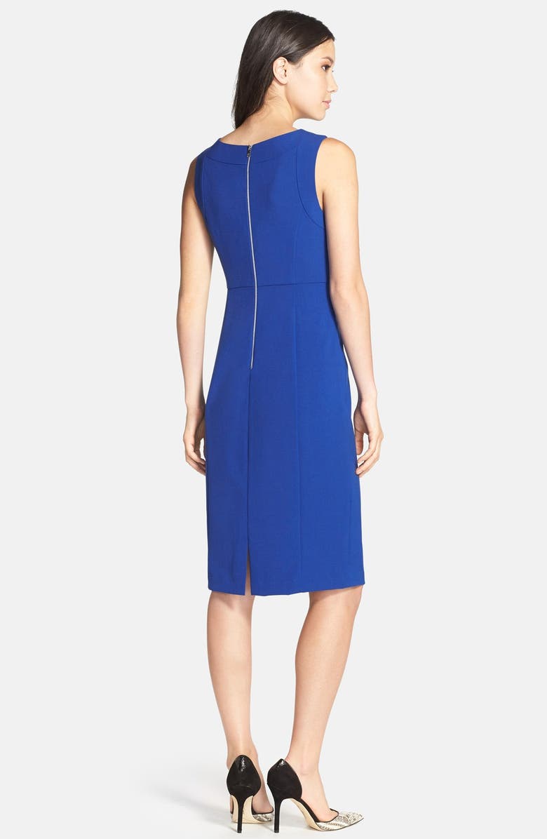 Marc New York by Andrew Marc Seamed Stretch Sheath Dress, Alternate, color, 