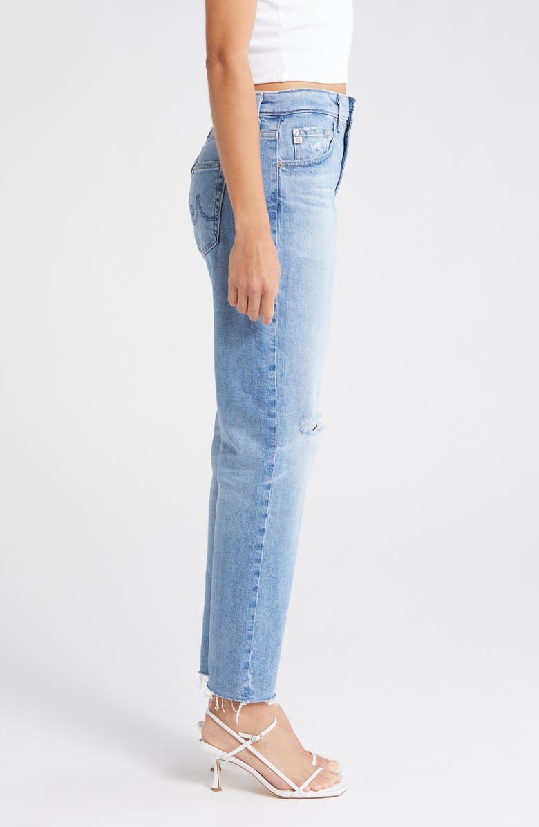 AG Ex-Boyfriend Raw Hem Slim Jeans, Alternate, color,